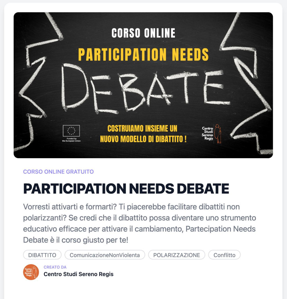Participation Needs Debate