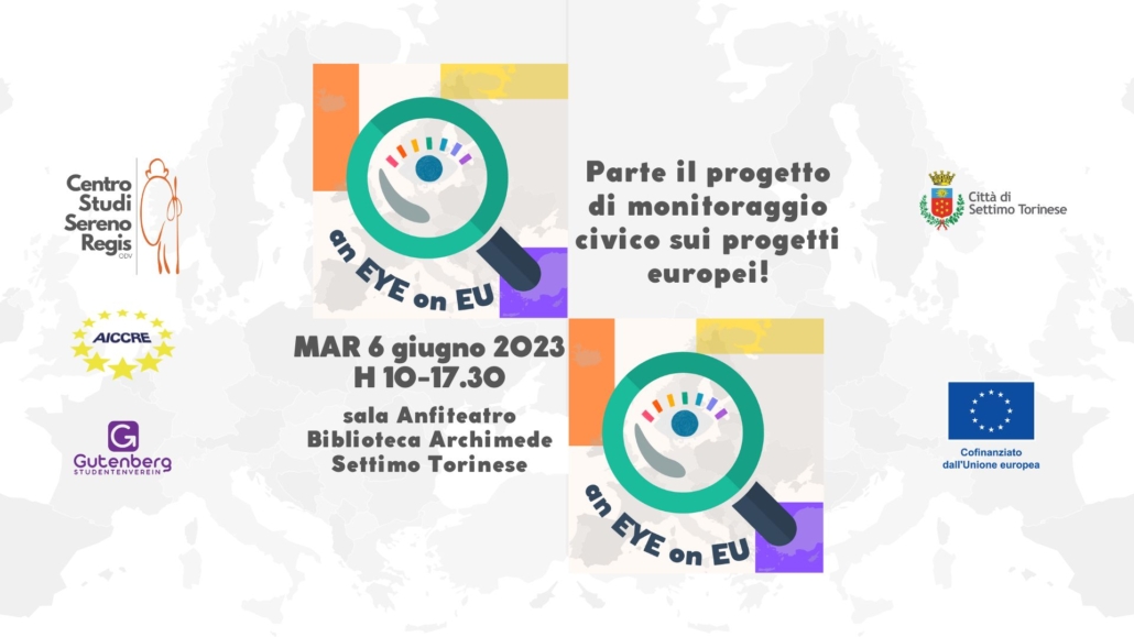 AN EYE ON EU: Parte il progetto di monitoraggio civico sui progetti europei!